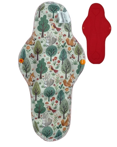 NIGHT Cloth Menstrual Pad - Forest Glade