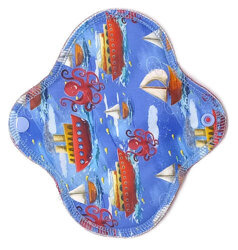 SMALL S Cloth Menstrual Pad - BOATS