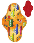 LARGE L Cloth Menstrual Pad - Cars