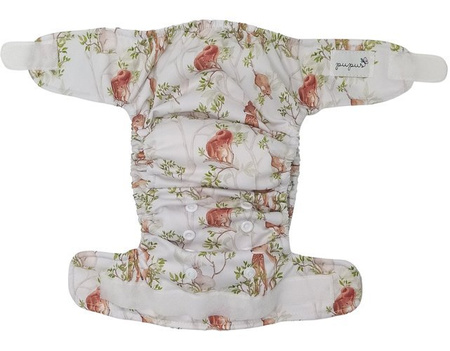 AIO (all in one) Diaper DAY IN THE FOREST velcro