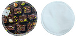 Reusable Breast Pads, bamboo + coolmax, 2pcs, DUBAI CHOCOLATE