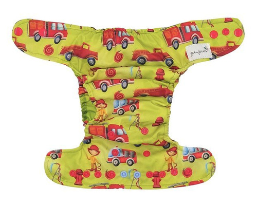 Taschenwindeln, einreihige Druckknöpfe, MINI OS 4-11kg FEUERWEHR