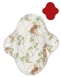SMALL S Cloth Menstrual Pad - DAY IN THE FOREST