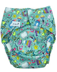 JUNIOR Stoffwindel für Kinder 5-10 Jahre alt DJ BOBO