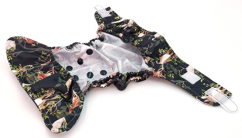 Diaper cover NIGHT IN THE FOREST 5-15 kg with VELCRO