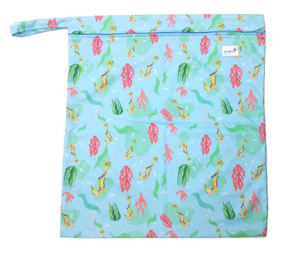 LARGE Waterproof Diaper Bag SEAHORSE 50x55cm