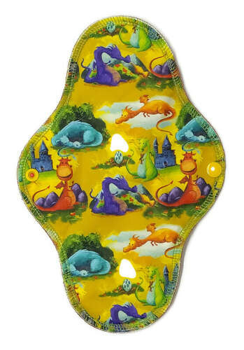 Große L Stoffbinde für Damen - DRACHEN