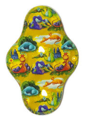 Große L Stoffbinde für Damen - DRACHEN