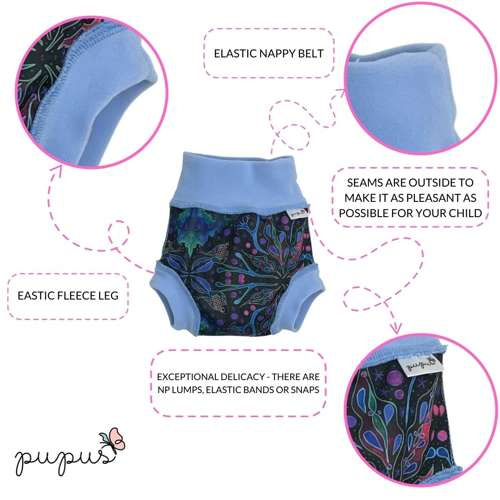 Schlupfüberhose BLUMEN