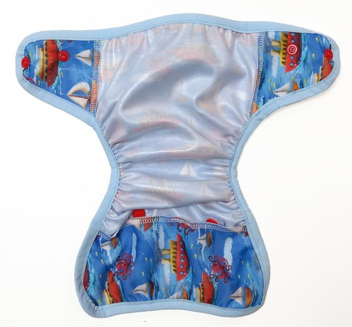 Diaper Cover with elastic piping BOATS