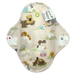 SMALL S Cloth Menstrual Pad - PUPPIES