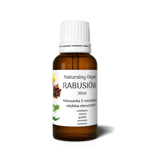 Räuberöl: Mischung aus 5 Ölen 30ml: Eukalyptus, Zitrone, Nelke, Rosmarin, Zimt