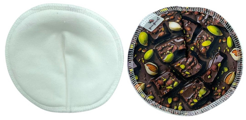 Stilleinlagen geformt, 2 Stück, DUBAI SCHOKOLADE