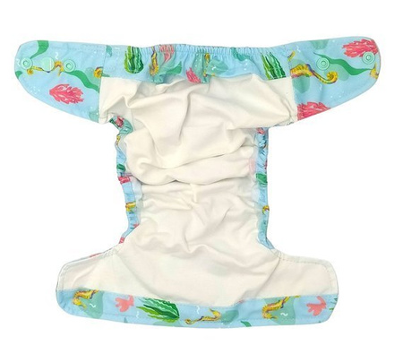 Windel mit Tasche MINI OS 4-11kg Seepferdchen
