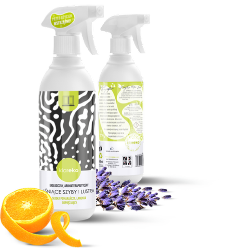 Glänzende Gläser und Spiegel *Süßorange, Lavendel