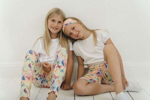 Lange Leggings für Kinder - Schmetterlinge