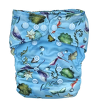 Windel mit Tasche Libellen