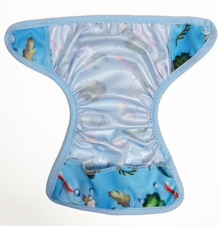 Diaper Cover with elastic piping - Dragonfly newborn 3-8kg