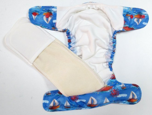 AIO (all in one) Diaper - Boats