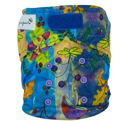 Diaper cover MAGIC FOREST 5-15 kg with VELCRO