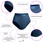 Women's absorbent underwear WHITE