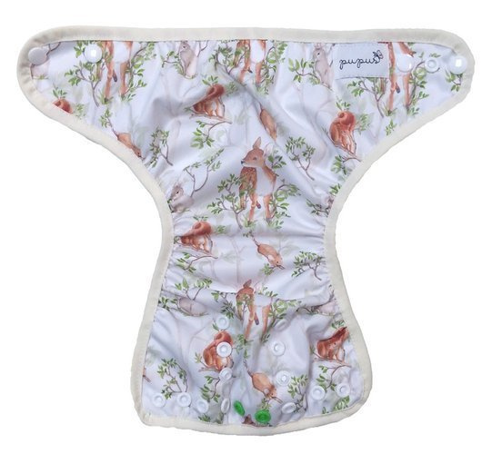 Diaper Cover with elastic piping DAY IN THE FOREST