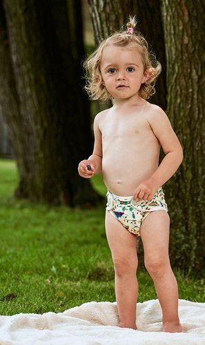 Diaper Cover with elastic piping - BUGS OS 7-16kg