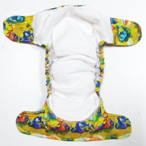 AIO (all in one) Diaper - Dragons