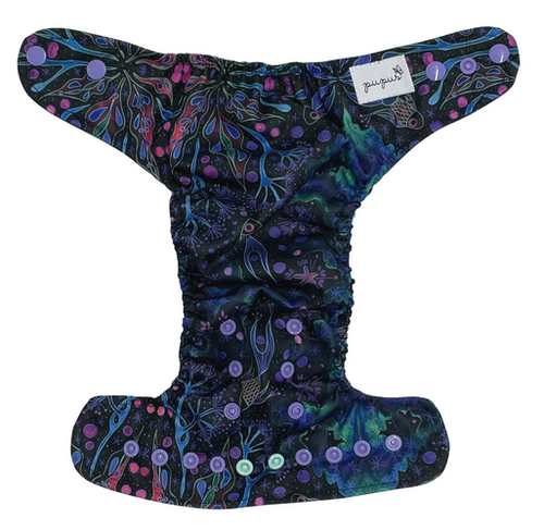 Überhose, einreihige Druckknöpfe Mini OS 4-11kg NEON SPLASH