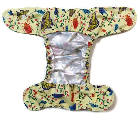 Diaper cover, one-row snaps Mini OS 4-11kg BUGS