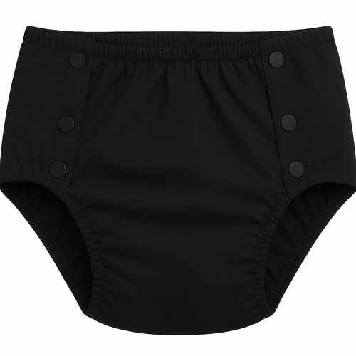 Protective Swim Shorts for Teens - BLACK