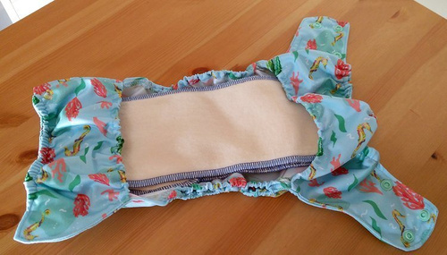 LANGE große Saugeinlage "Lamm", Bambus, 3 Größen