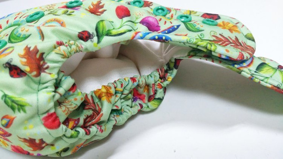 AIO (all in one) Diaper - Flowers