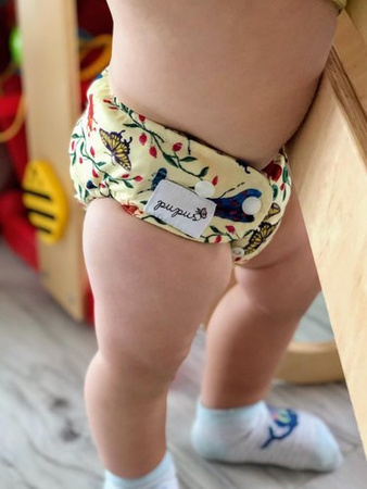 Diaper cover, one-row snaps Mini OS 4-11kg BUGS