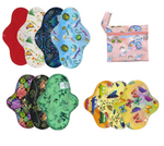 Set of Cloth Menstrual Pads, 10 pcs, -10%