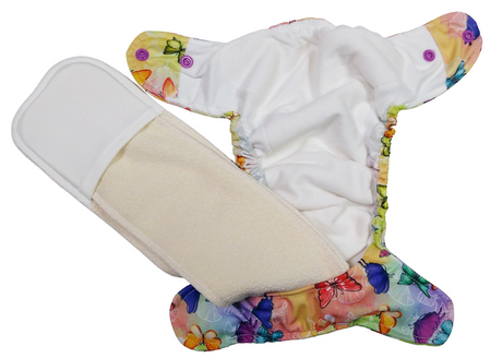AIO (all in one) Diaper Mini OS 5-11kg - Butterflies