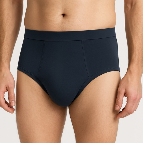 Saugfähige Herren-Unterwäsche SCHWARZ