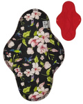LARGE L Cloth Menstrual Pad - HUMMINGBIRDS