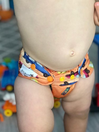 Windel mit Tasche MINI OS 4-11kg, Autos
