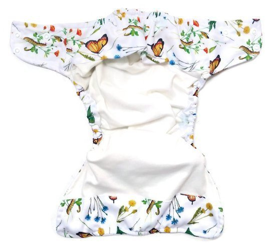 Pocket diaper IN THE GRASS  5-15kg - cotton inside
