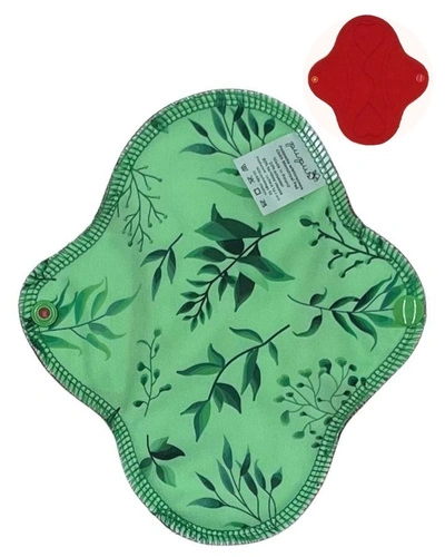 SMALL S Cloth Menstrual Pad - I feel green