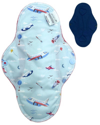 GROßE L Stoffbinde -  FLUGZEUGE