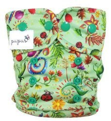 AIO (all in one) Diaper - Flowers