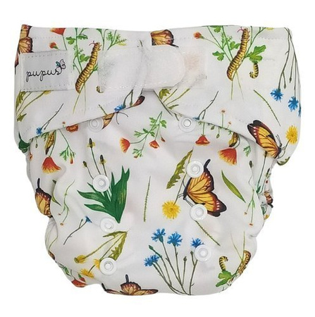 Windel mit einer Tasche IN THE GROWTH 5-15kg - Klettverschluss