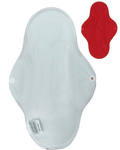 LARGE L Cloth Menstrual Pad - WHITE