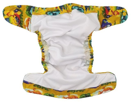 Pocket diaper, one-row snaps, OS DRAGONS