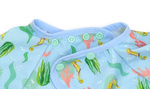 Long sleeved bib, waterproof, with built-in pocket bag Seahorse