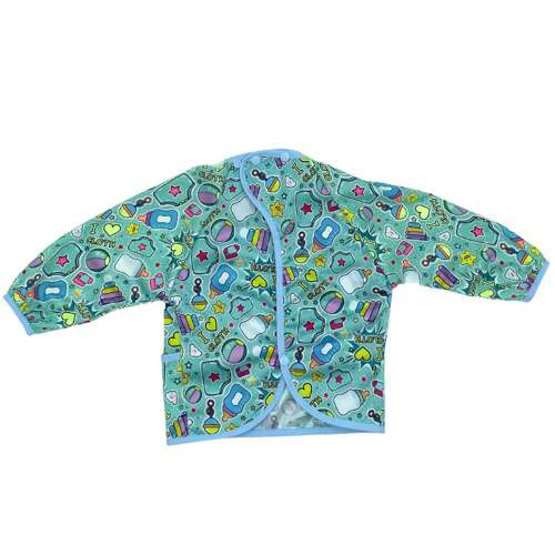 Ärmel-Lätzchen, wasserdicht, mit integrierter Tasche DJ BOBO