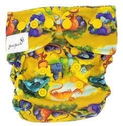 Windel mit Tasche MINI OS 4-11kg Drachen