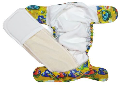 AIO (all in one) Diaper OS 6-15kg - Dragons